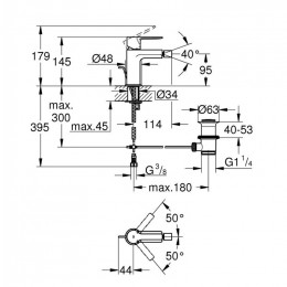 Смеситель для биде Grohe Lineare New 33848001