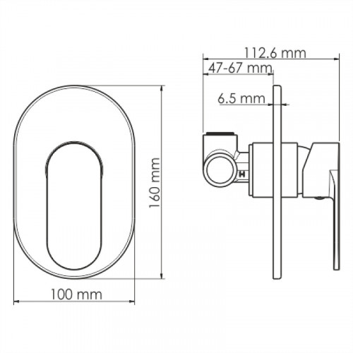 WasserKRAFT Mindel 8551 Смеситель для душа
