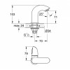 Кран для раковины Grohe Aria 20145000