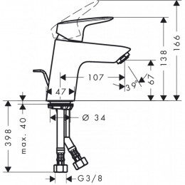 Комплект смесителей Hansgrohe Logis 71400000+71070000