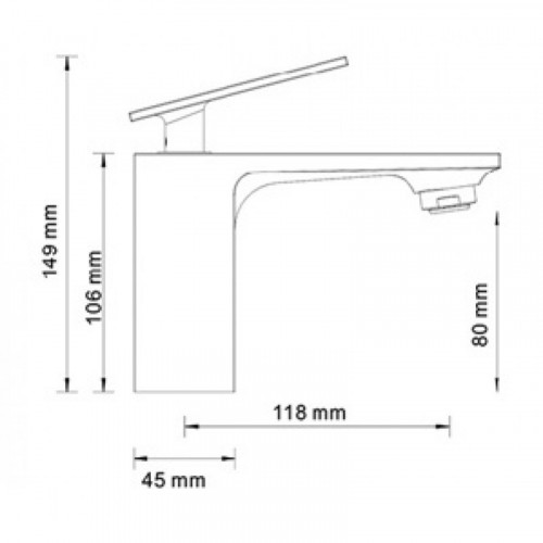 Смеситель WasserKRAFT Alme 1503 для раковины