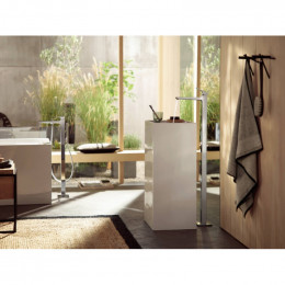 Смеситель Hansgrohe Metropol 32532670 для ванны, черный матовый