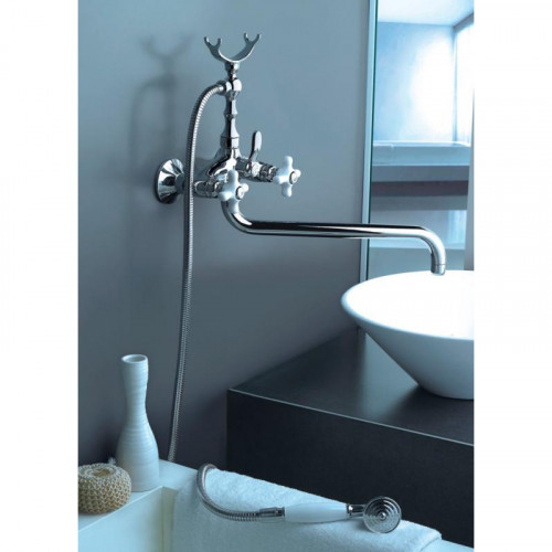Смеситель для ванны Ledeme L2185 хром