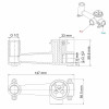 Комплект для раковины WasserKRAFT A16573 бронза
