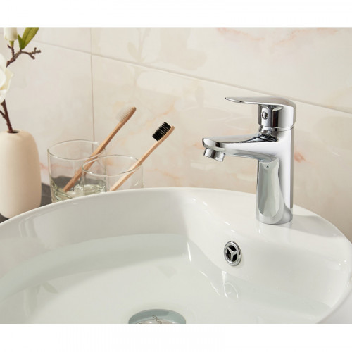 Смеситель для раковины Ledeme L1051 хром
