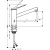 Смеситель для кухни Hansgrohe Zesis M33 74802000 хром