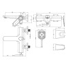 Смеситель для ванны Lemark Prizma LM3914C хром