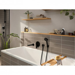 Смеситель для ванны Hansgrohe Rebris E 72468670 черный матовый