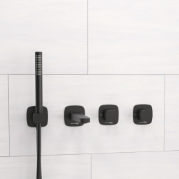 Комплект для ванны Wasserkraft A9151.264.315.327.242.217 черный
