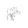 Смеситель для раковины Frap F1028-B хром