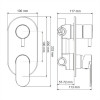 WasserKRAFT Mindel 8571 Смеситель для ванны и душа