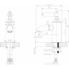 Смеситель для умывальника Bravat Art F175109C