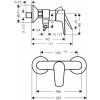 Смеситель для душа Hansgrohe Talis Е 71760000
