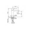 Смеситель для раковины Frap F1034 белый/хром