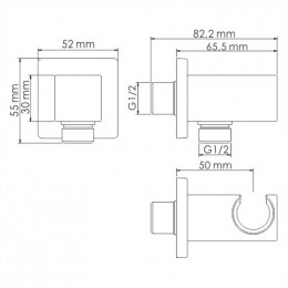 WasserKRAFT A184 Подключение шланга 9062924