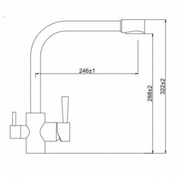 Смеситель для кухни Kaiser Merkur 26044-10 белый