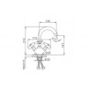 Смеситель для раковины Frap F1324 хром