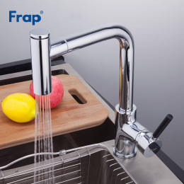 Смеситель для кухни Frap F6044 хром
