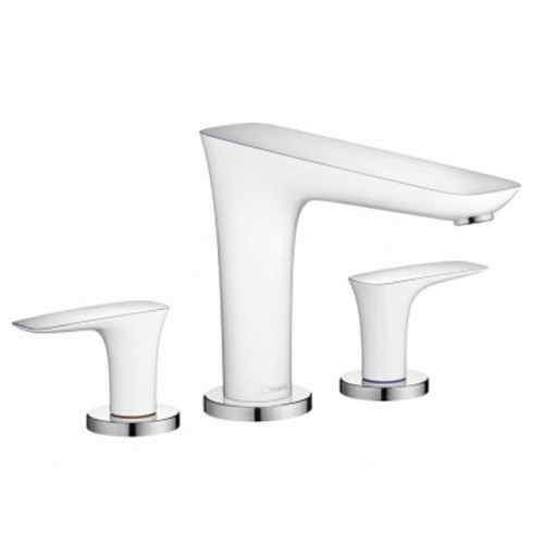 Смеситель для ванны Hansgrohe PuraVida HG 15 448 400 белый хром
