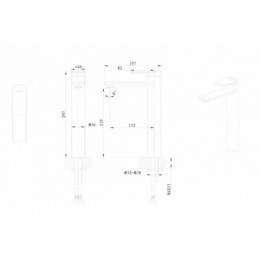 Смеситель Bravat Eddie F1369402CP-A-RUS для раковины, высокий, хром