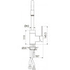 Смеситель для кухни IDDIS Kitchen 360 K36BLJ0i05 черный