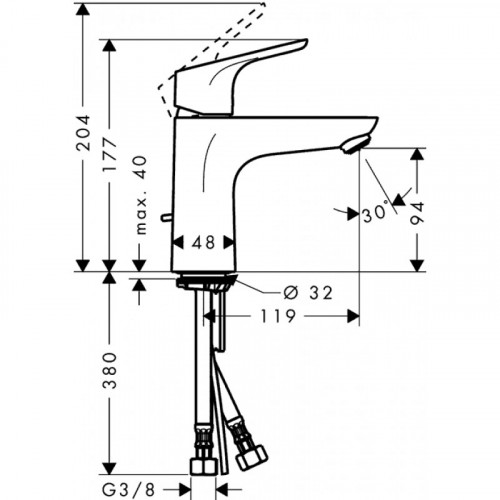 Комплект смесителей Hansgrohe Focus Е2 3194000+31607000