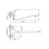 Смеситель для ванны Frap F2103 хром