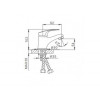 Смеситель для раковины Frap F1039-B хром