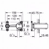 Встраиваемая часть смесителя для раковины Grohe 23571000