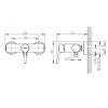 Смеситель для душа Bravat Palace F9172217CP-01-RUS