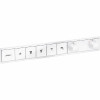 Смеситель для душа Hansgrohe RainSelect 15384700, 5 потребителей, термостатический, белый матовый
