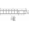Смеситель для душа Hansgrohe RainSelect 15384700, 5 потребителей, термостатический, белый матовый
