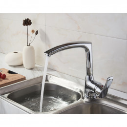 Смеситель для кухни Ledeme L4064 хром
