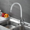 Смеситель для кухни Ledeme L4898-3 хром/белый
