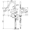 Смеситель для кухни Hansgrohe Focus 31815800 с выдвижным душем на 1/2