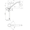Смеситель VIDIMA LOGIK (BA282AA) для кухни