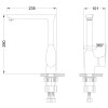 Смеситель Lemark Nero LM0205C для кухни