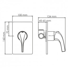 WasserKRAFT Sauer 7151 Смеситель для душа