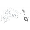 Смеситель для ванны Am.Pm Joy F85E15000 хром