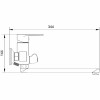 Смеситель для ванны Ledeme L2255-9 хром