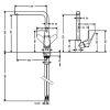 Смеситель для кухни Hansgrohe Focus 31817800 поворотный излив