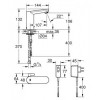 Смеситель для раковины Grohe Eurosmart Cosmopolitan E 36325001 220V