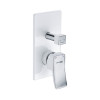 Смеситель для ванны и душа WasserKRAFT Aller 10641WHITE
