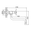 Смеситель для кухни Ledeme L4612 хром