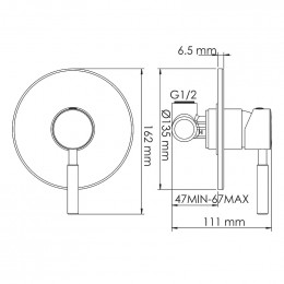 Комплект для раковины WasserKRAFT A41513 хром