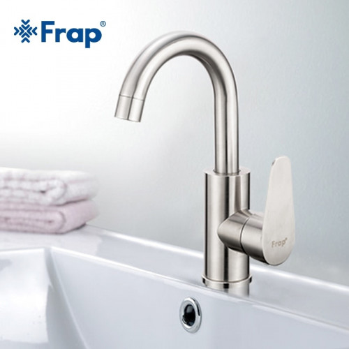 Смеситель для кухни Frap F1348 нержавеющая сталь
