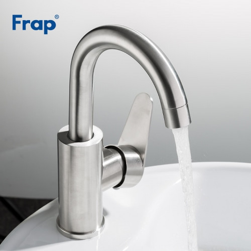 Смеситель для кухни Frap F1348 нержавеющая сталь