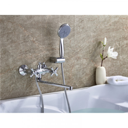 Смеситель для ванны Ledeme L2518 хром