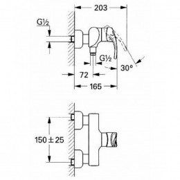 Смеситель для душа Grohe Chiara 33582000