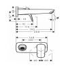 Смеситель для раковины Hansgrohe Logis 71220000 195 mm